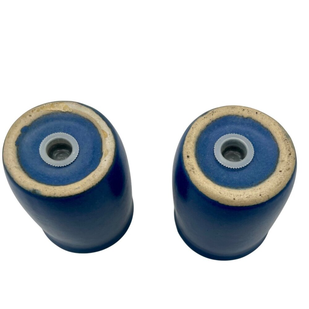 Vintage Dansk Mesa Sky Blue Ceramic Salt & Pepper Shaker Set Southwest - Picture 5 of 5